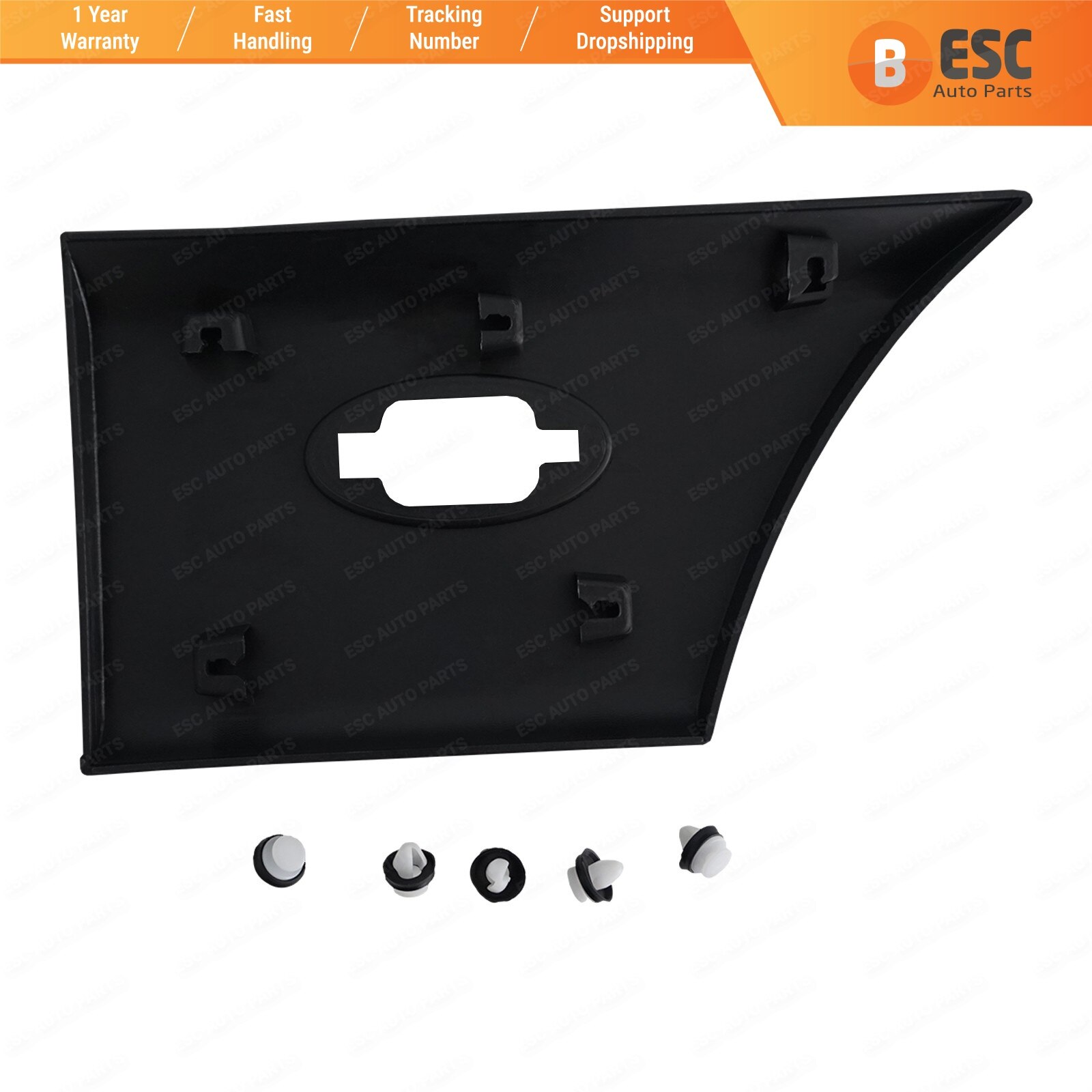 Bross BSP956 Front Door Side Panel Moulding Strip ... - Vicedeal