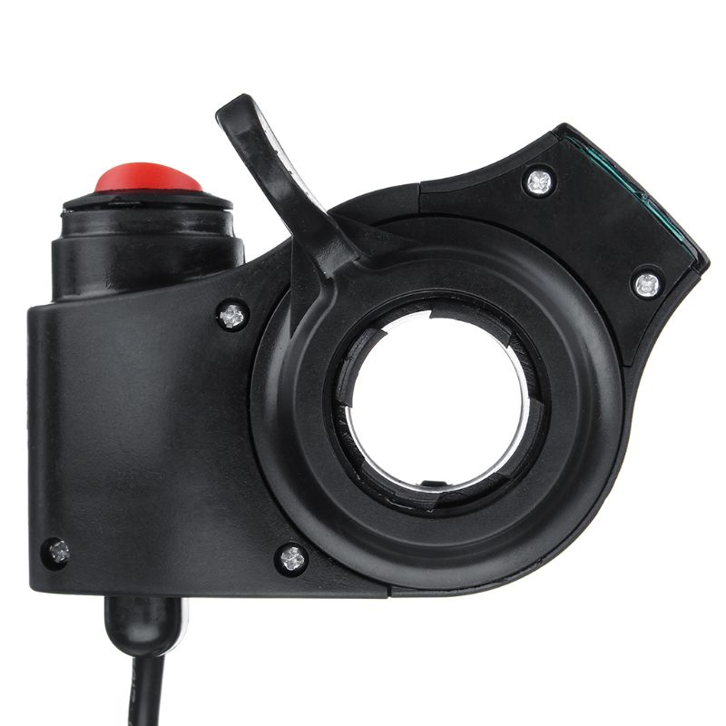 1 Set Elektrische Voertuig Voltage Display Schakelaar Handvat Vinger Duim Gas Scooter Met Power Led Display Handvatten Voor E-