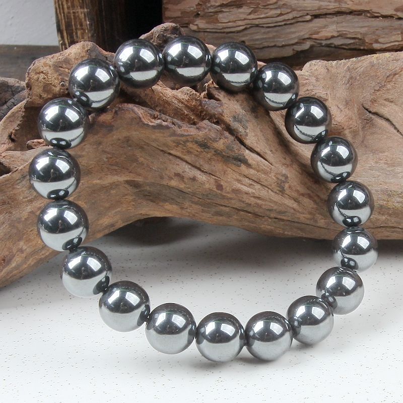 Terahertz Hematiet Armband Heren En Dames Titanium Nucleaire Magnetische Bal Armband Enkele Lus Multi Loop
