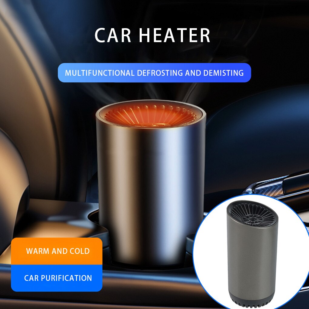 Universal Car Heater Fan 12V Interior Heating Cooling Fan Car Windshield Defrost Anti-fog Heater