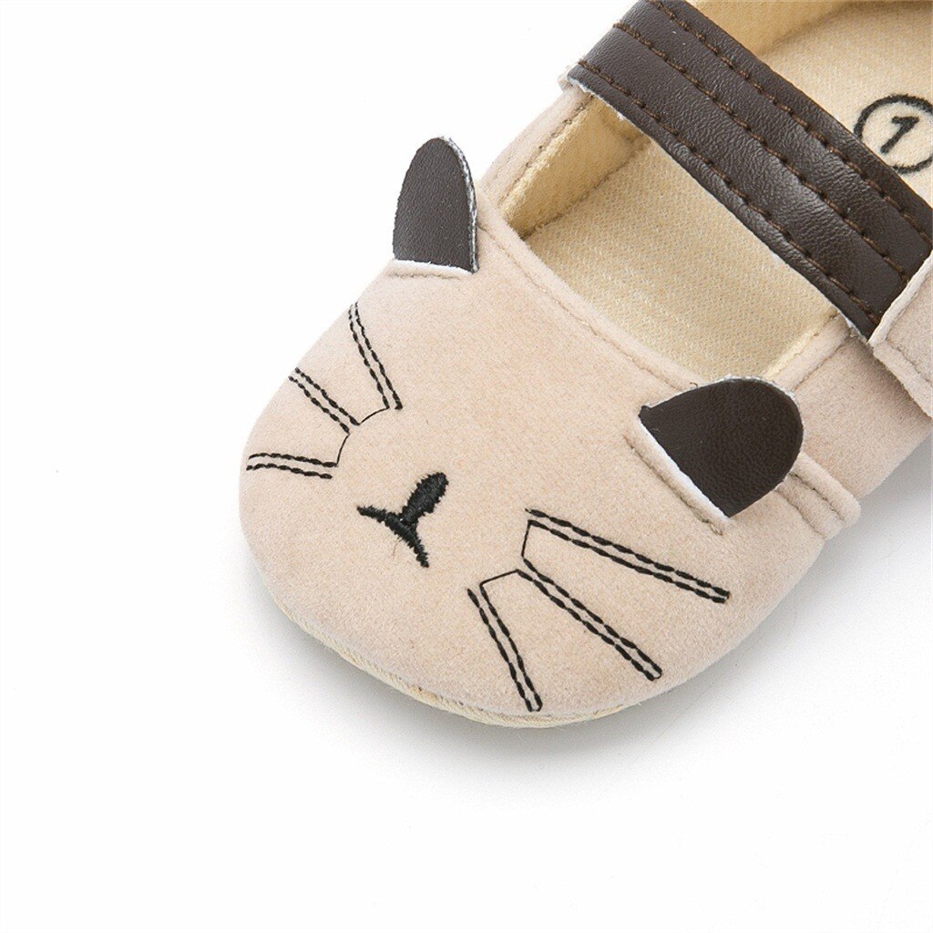 Cute cat princess toddler shoes Toddler Kid Baby Girls Princess Cute Toddler First Walk baby shoes Calzado para nios