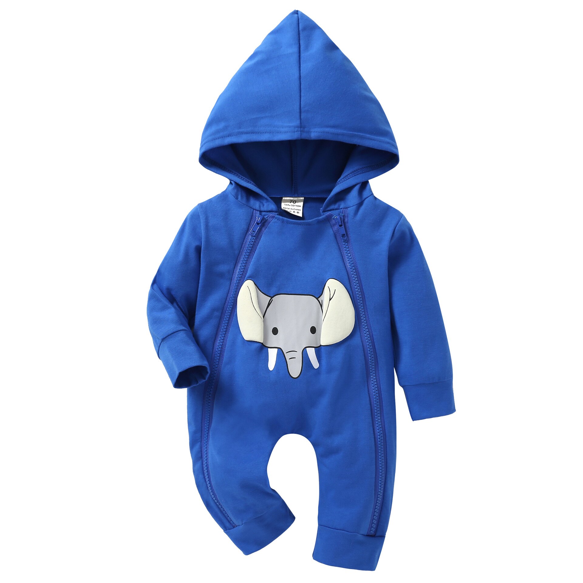 Süßer Dino-Strampler Für Babys - Baumwolle Overall Mit Print Für Jungen & Mädchen