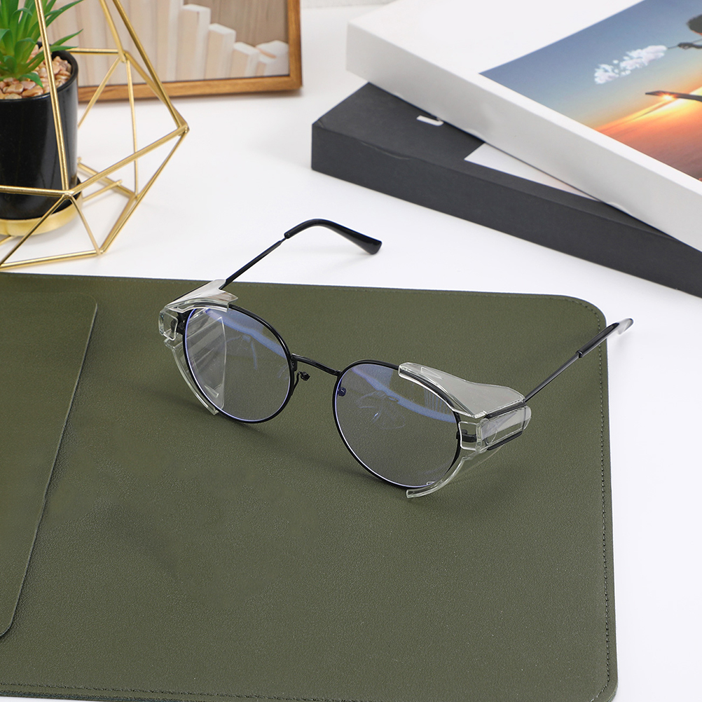 Glasses Frame Wings Safety Guards for Side Shields Clip on Protection Goggle PC Eyeglasses
