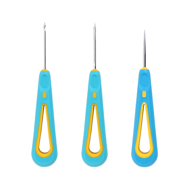 Punteruolo per riparazione scarpa in pelle cucito ciabattino strumento fai da te dritto curvo e foro gancio fa perforatore pugnalare Sticher cucito Awl