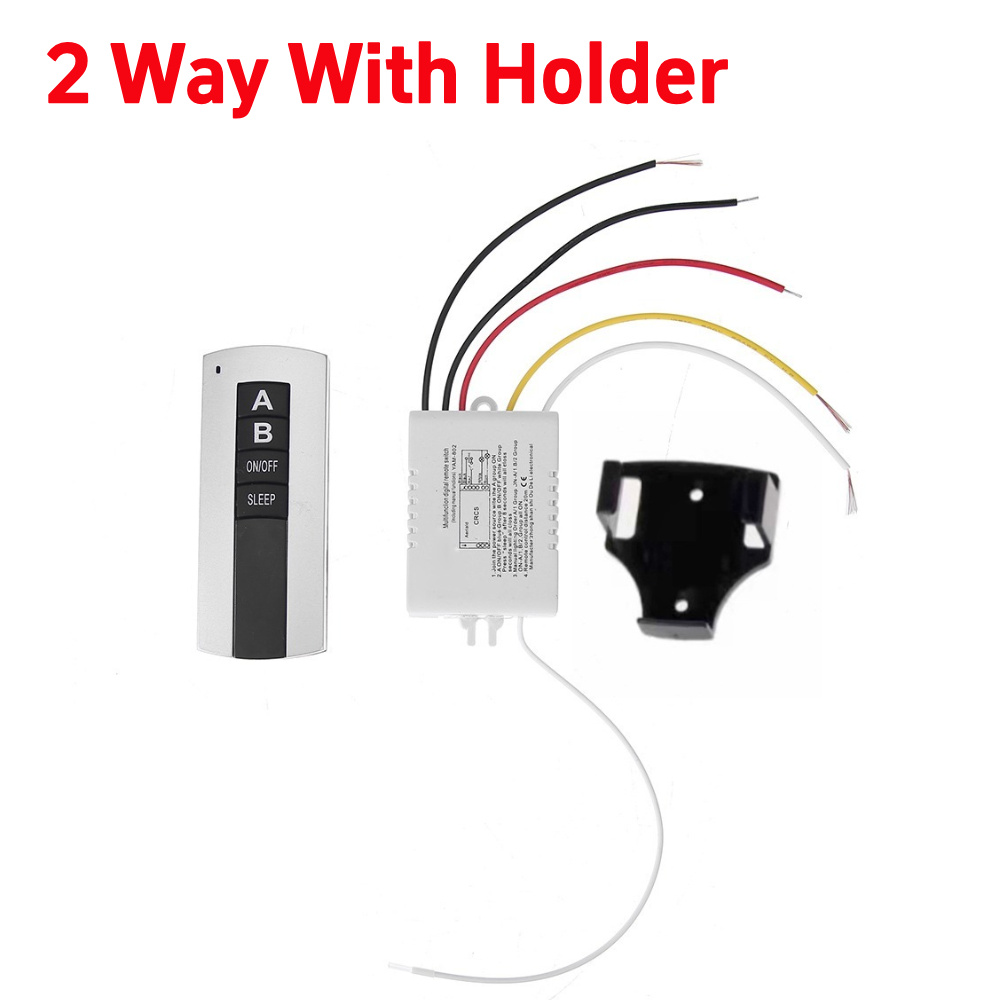 Práctico conjunto de dispositivos de Control remoto 220V 3 canales interruptor de Control remoto Digital inalámbrico para herramientas de luz de lámpara: Gris