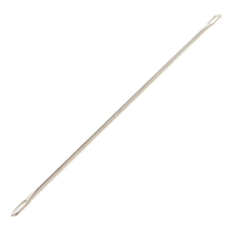 Aiguille de transfert à Double œil pour toutes les machines à tricoter de calibre Standard de 4.5mm, aiguilles à coudre à la main, artisanat de broderie et de réparation