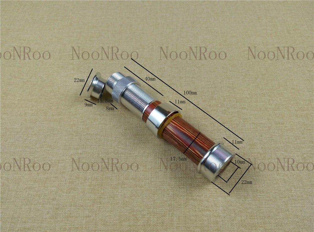 30g Fly Reel Seat Aluminum +wood Fishing rod Reel Seat 16#-Fishing Rod building reel seat DIY