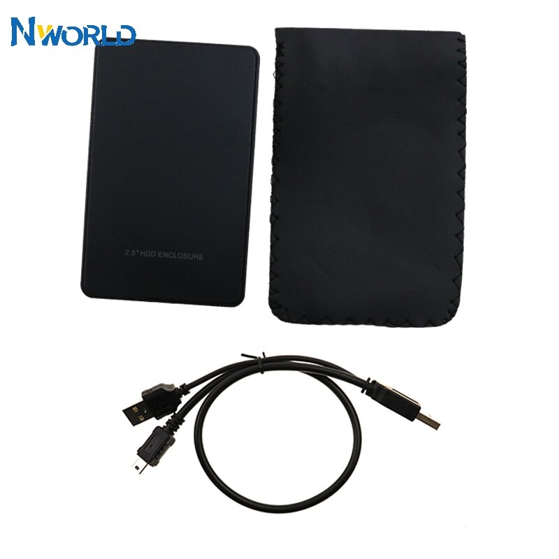 2 Kleuren 2.5 Inch Sata Doos 2Tb Externe Behuizing Mobiele Schijf Doos Voor Gevallen Usb 2.0 Hdd Harde Schijf laptop Harde Drivec Harde Schijf