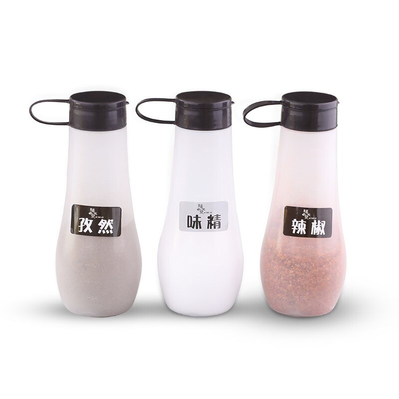 Plastic Dispenser Spice Jar Container Kitchen Organizer Spice Jars Storage Extrusion Mayonnaise Salero Restaurant Gadgets OC50TL