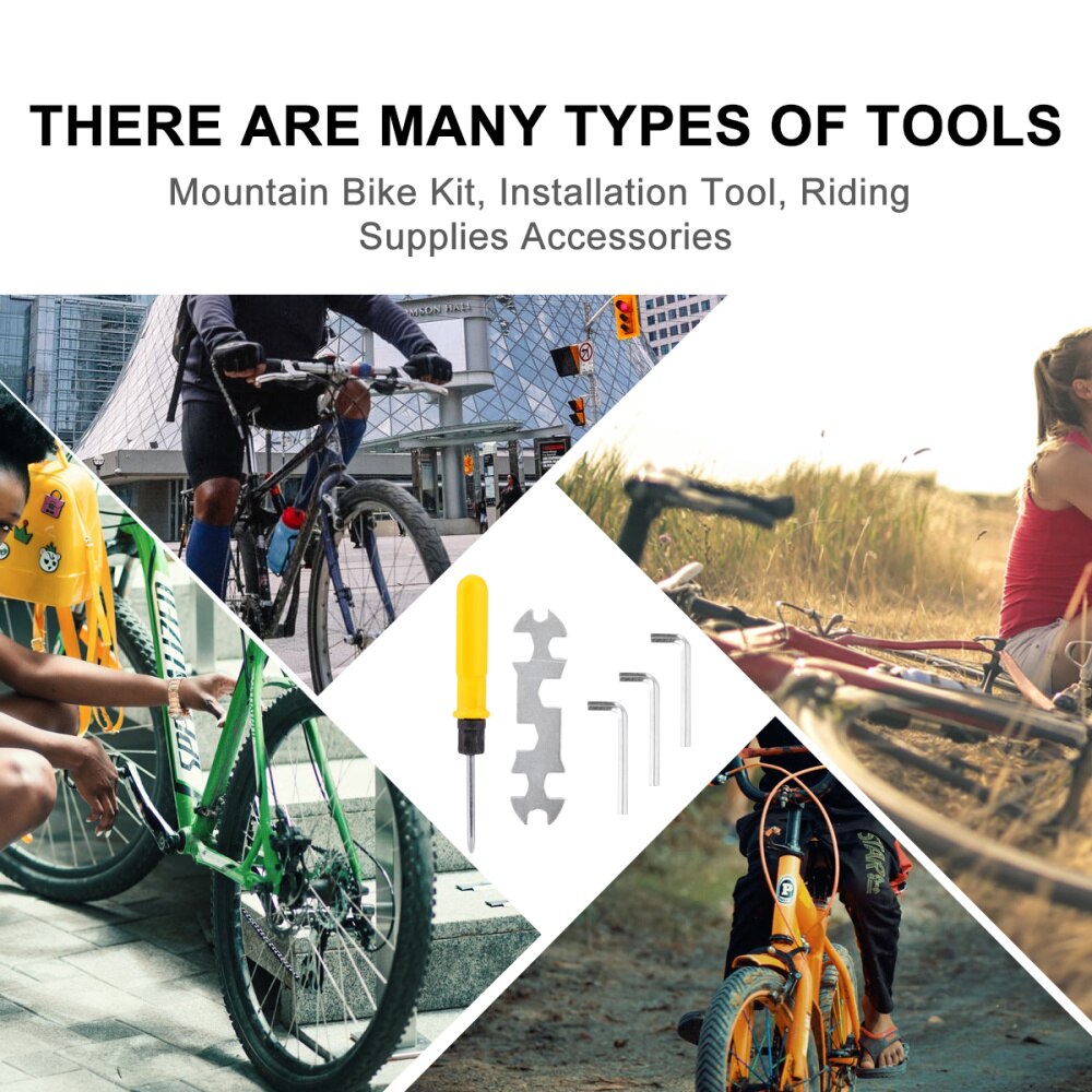 1 Set BiKe Tool Durable Maintenance Fix Mini Set Bike Installation Tools Cycling Supplies for MTB Bike