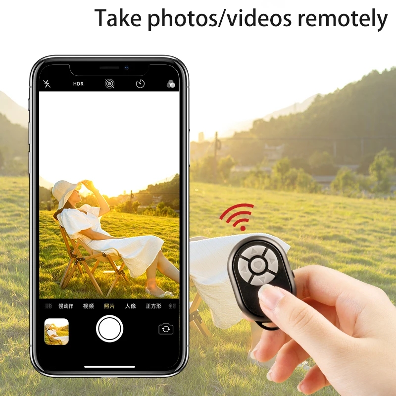 Bluetooth Remote for iPhone Xiaomi IOS Android Phone Universal Mini Remote Control Selfie Stick Bluetooth Camera Controller