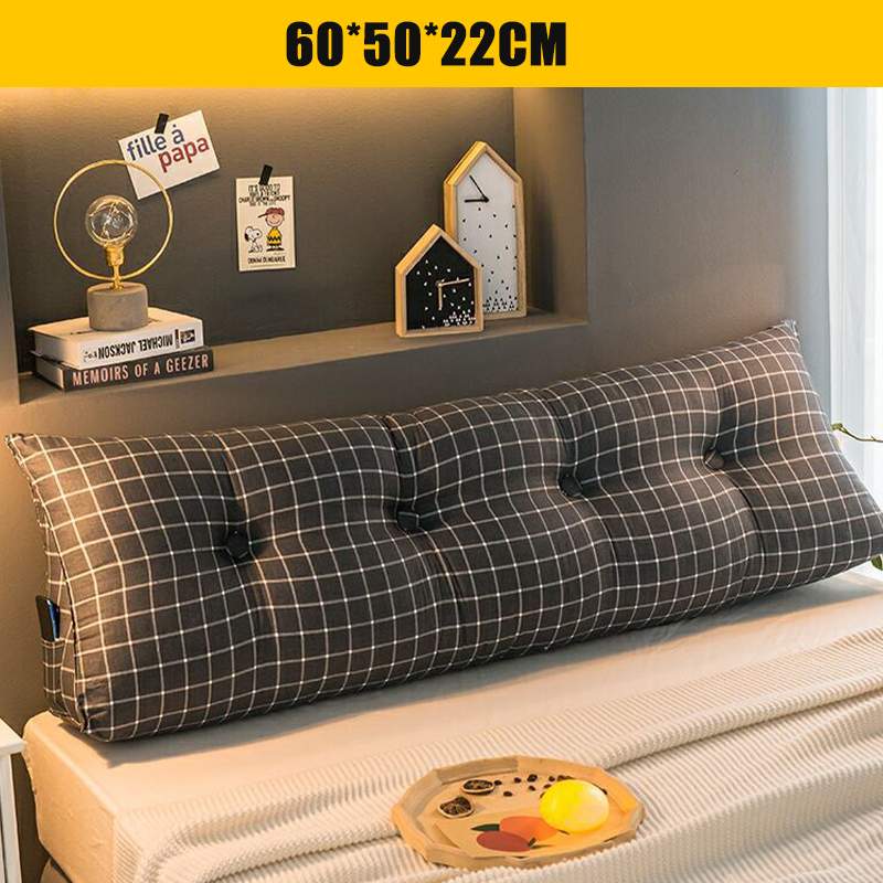 Long Cushion Sofa Pillow Cushion Back Cushion Chair Seat Cushion Office Home Support Waist Back Hip Massage Pad: 1