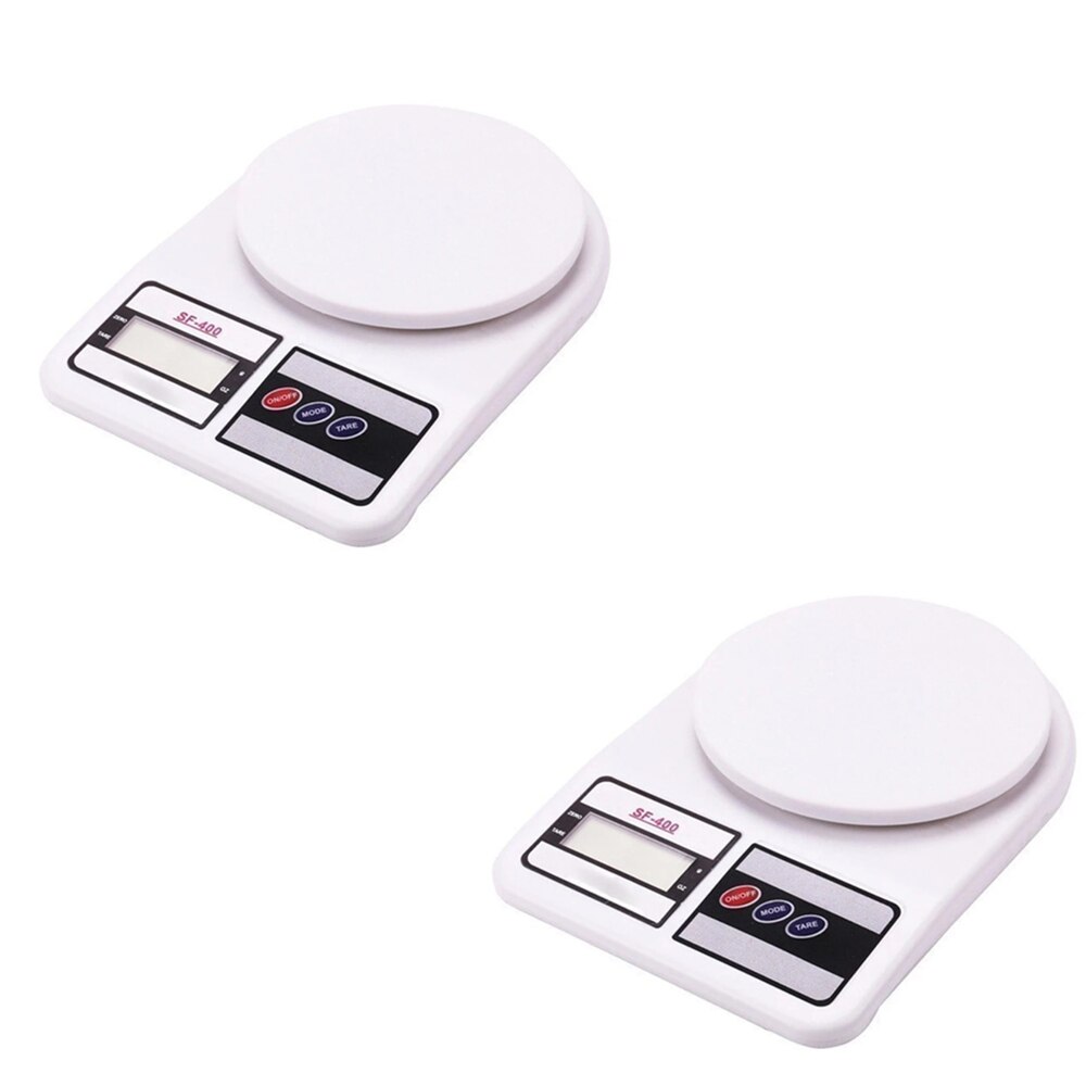 Wagi kuchenne elektroniczne robić 10 kg z wyświetlacz elektroniczny sf-400 kulinarne gospodarstwo domowe mała waga elektroniczna waga kuchenna: 2szt
