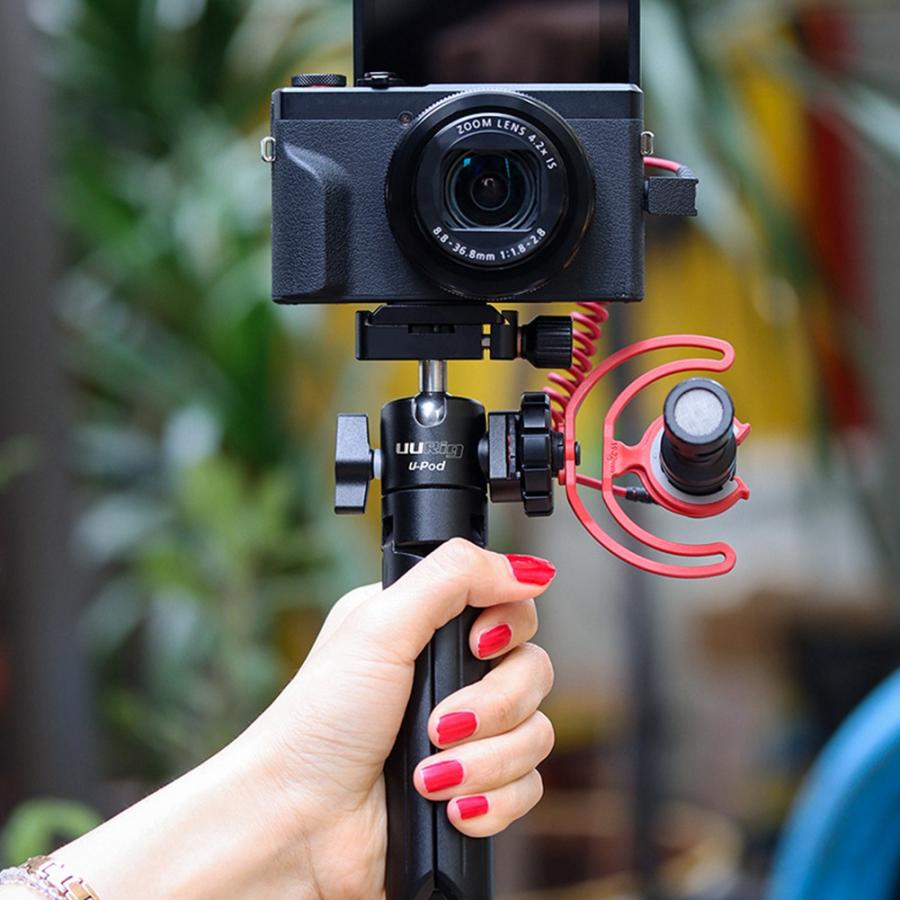 Ulanzi UURig -Pod Mirrorless Camera Photography Bracket Handle Tripod Ballhead Shoe Adapter Fixing Holder Desktop tripode