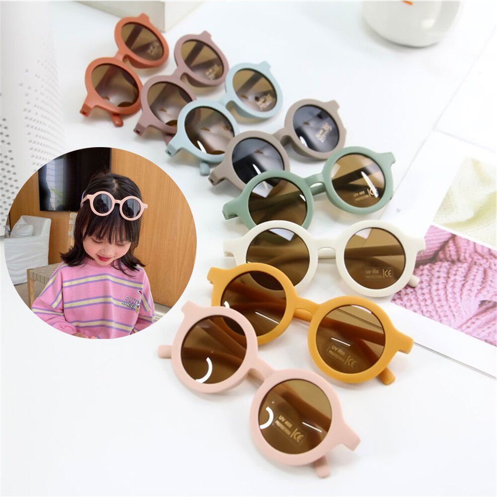 Gafas de sol redondas para niños y mujeres, – Grandado