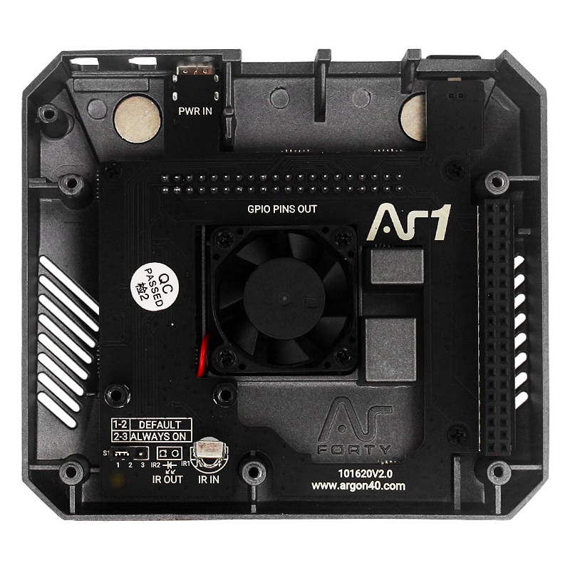 Raspberry  pi 4 aluminium kasse argon one  pi 4 v2 kasse aktiv passiv køling metal skal strømafbryder til raspberry  pi 4 model b