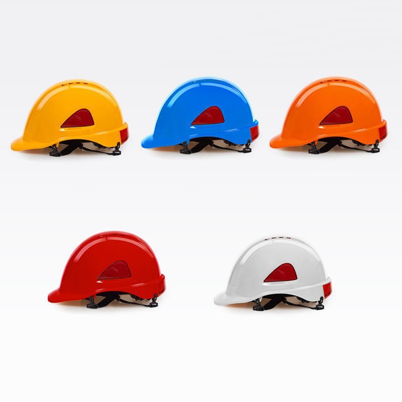 Reflective Safety Cap Construction Site Anti Smashing Head Protection Comfortable Breathable Cushion Lining Foldable Safety Cap