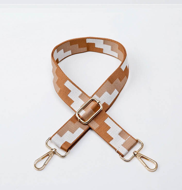 HJKL Handle Bag Strap For Women Removable DIY Shoulder Rainbow Handbag Accessories Cross Body Messenger Nylon Bag Straps: D