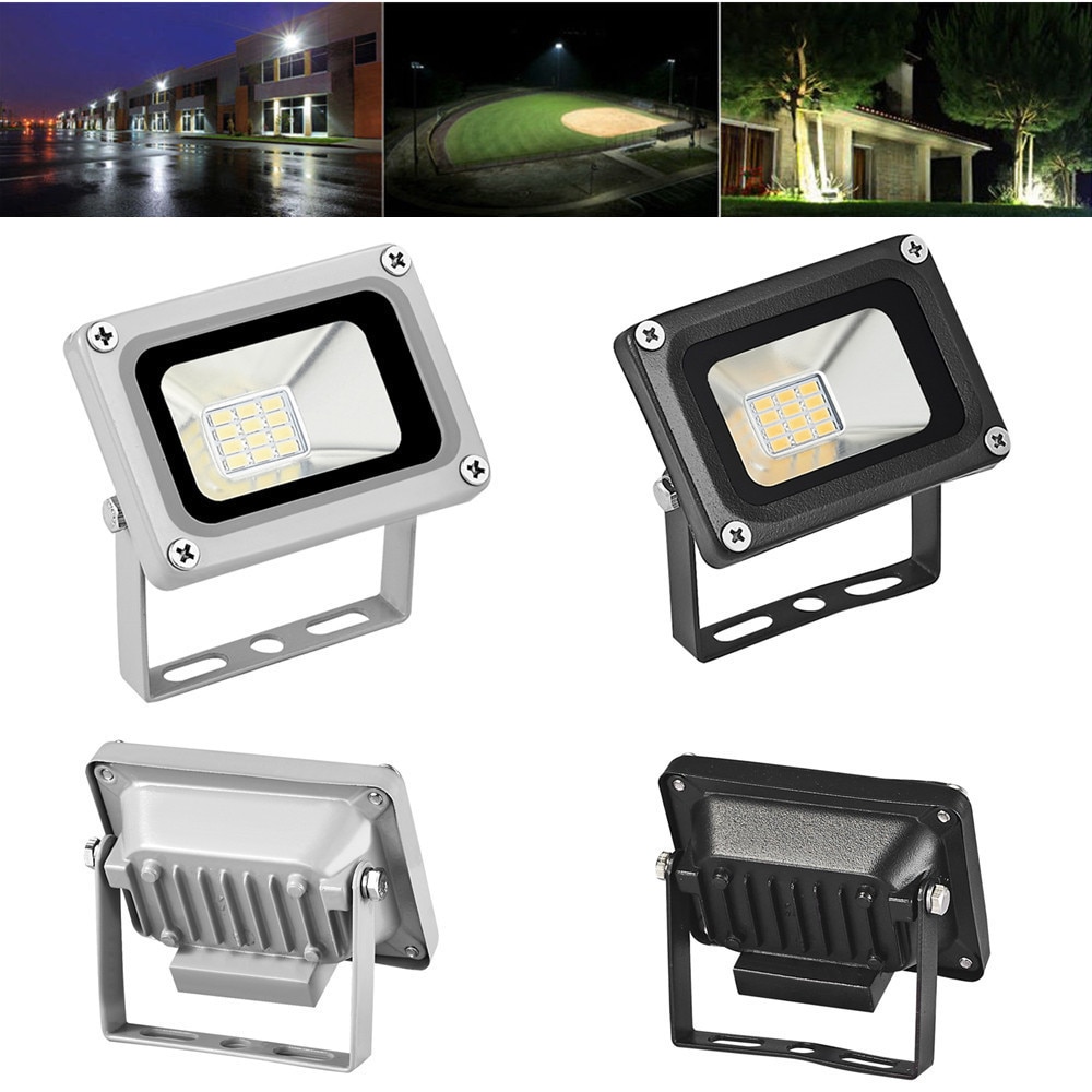 2 stks Mini 10 w 12 v Refletor LED Flood Light Landschap Outdoor Verlichting Lamp Waterdicht IP65 Vierkante Tuin Spotlights schijnwerper