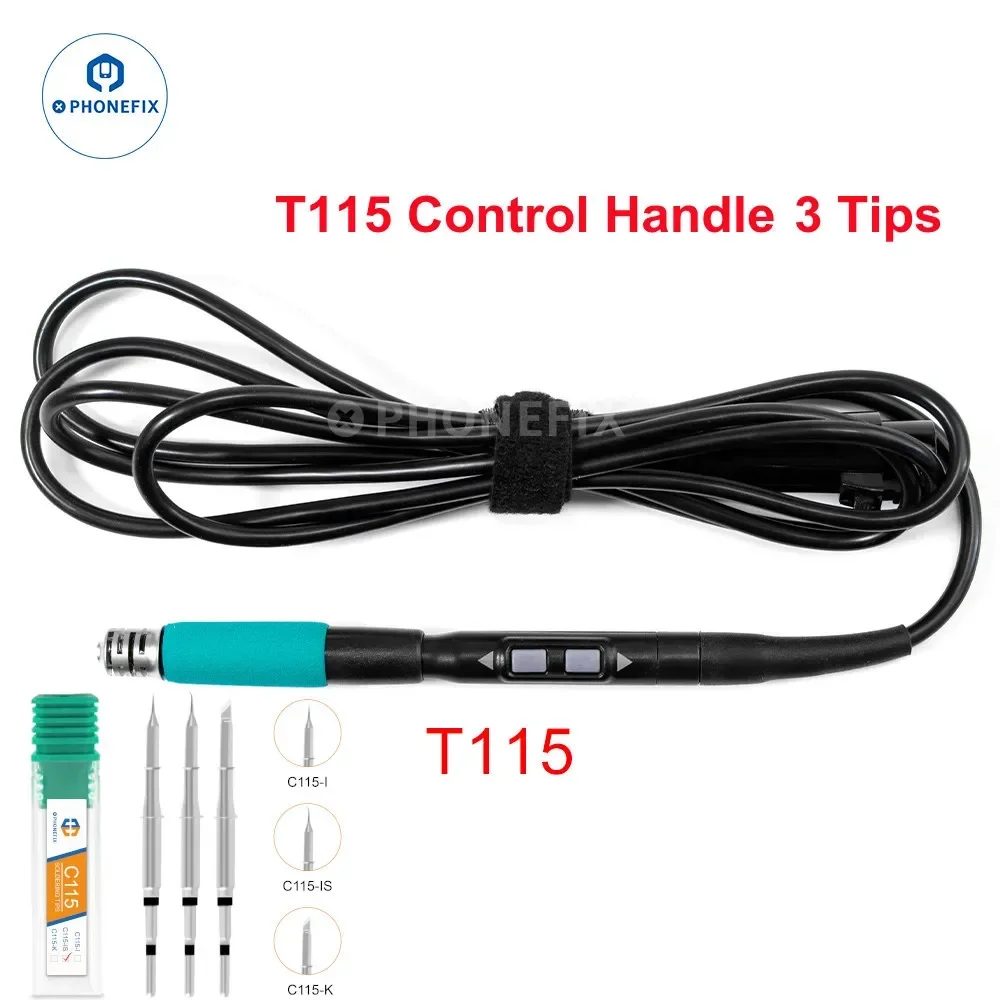 Sugon alça de solda t245 t210 t12 t115 alça de estação para jbc sugon aifen a9 a9pro t26d a902 aixun t3b t3a kit de ferramentas de ferro de soldagem: Azul