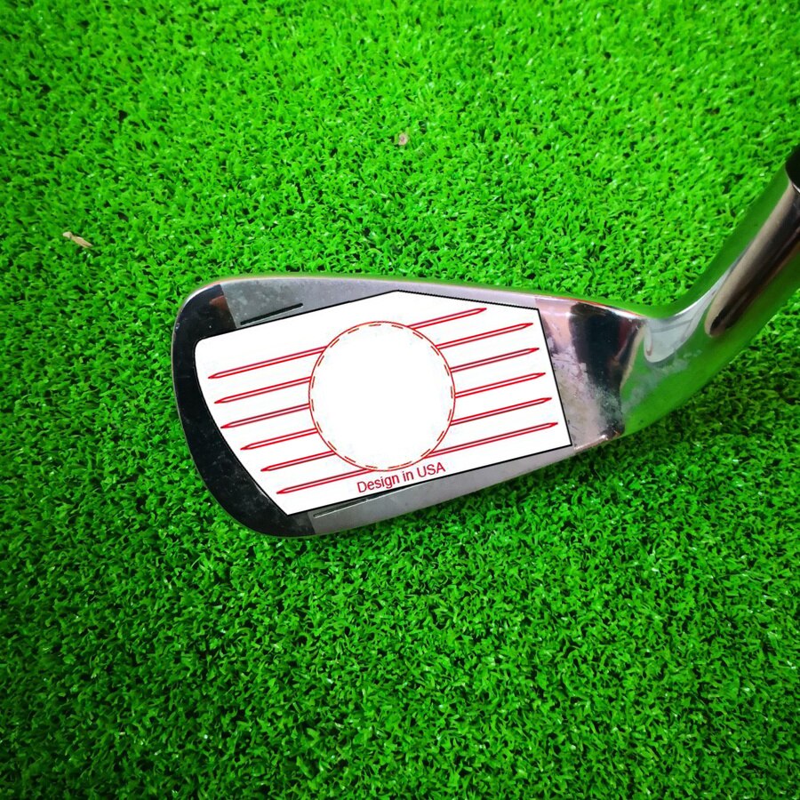 125 pçs ferramenta de auxílio à formação do balanço do golfe etiquetas de fita impacto ferros profissional bola bater board recorder transporte da gota