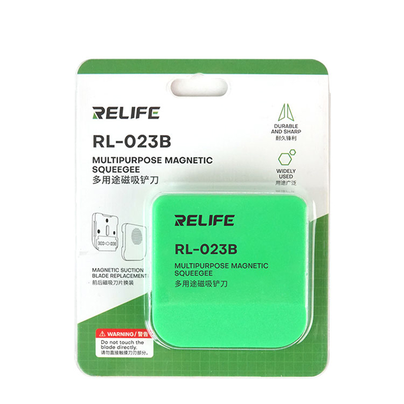 RELIFE RL-023B Magnetic Rework Blade Multipurpose Magnetic Squeegee for Shoveling Cutting Various Operations Tablet Phone Repair