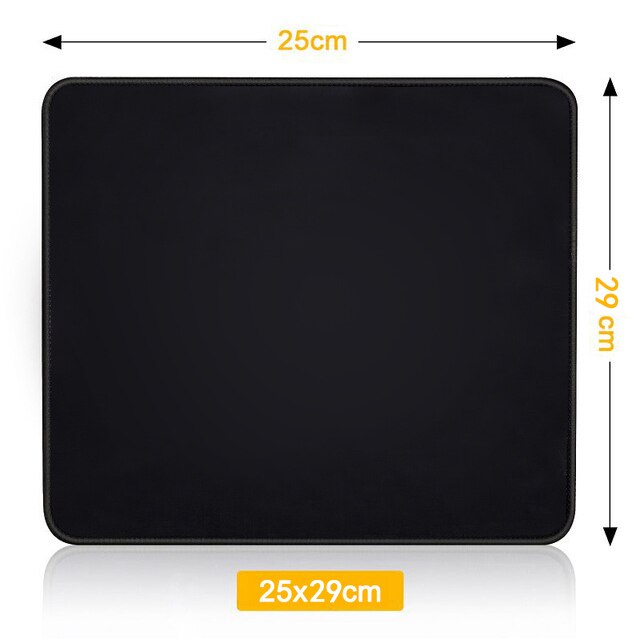 Alfombrilla de ratón RGB personalizada para Gaming alfombrilla de ratón para Gaming, color negro, LED, XXL Alfombrillas grandes de ratón, gran alfombra de escritorio con Teclado retroiluminado de 90x40mm: Non-RGB 25x29cm