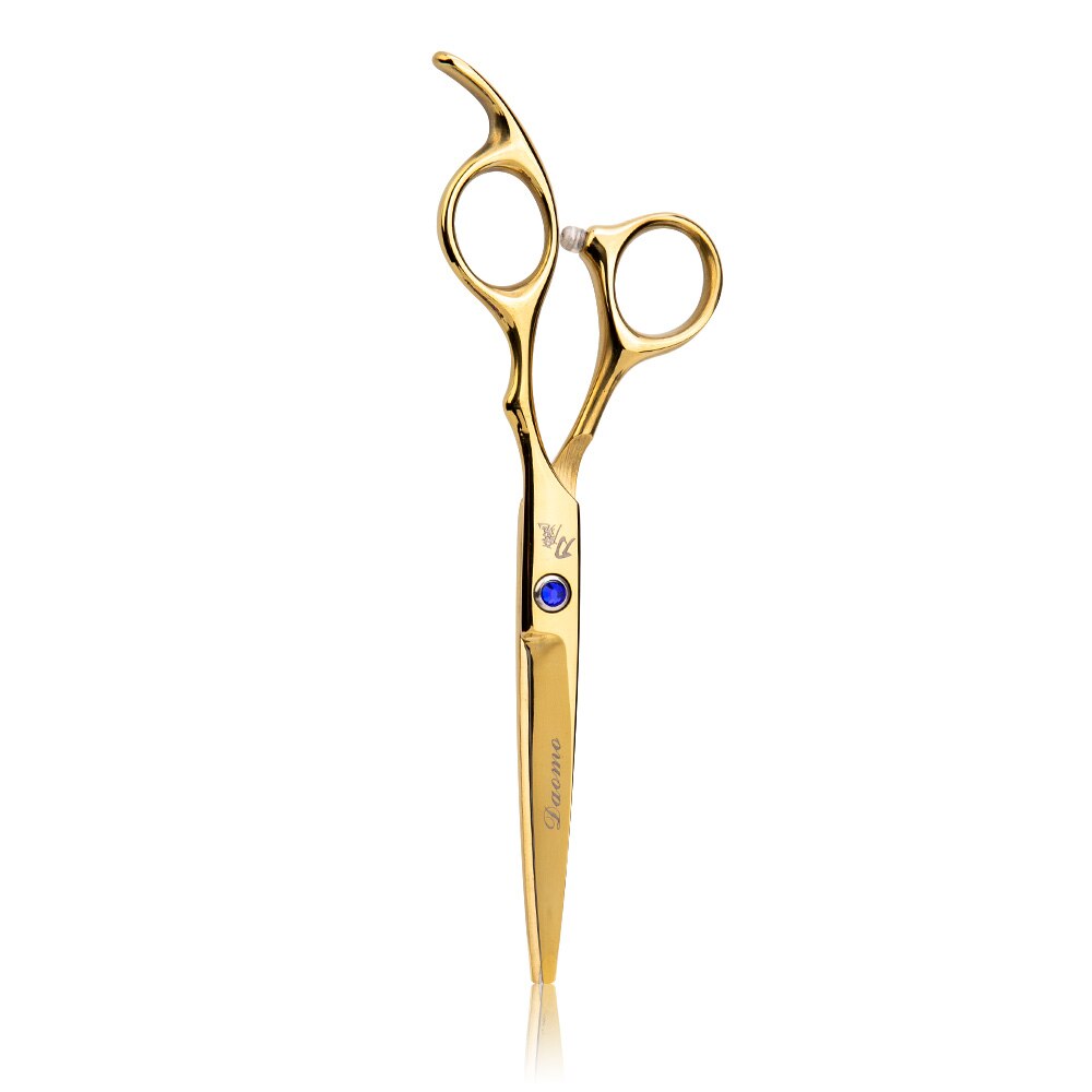 Hair Scissors 6.0 Hairdressing Scissors Thinning Barber Scissor Set Hair Cutting Scissors hair scissors hairdresser: Gold cutting 1pc