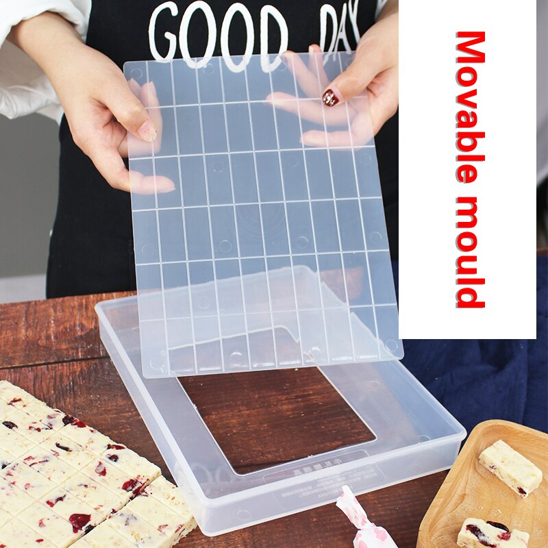 FAI DA TE Torrone Stampo FAI DA TE Candy Fare Stampi Trasparente Zucchero Maker Set Shaqima Torrone Fatti A Mano Vassoio Strumento di Rotolamento Spille tappetino In Silicone