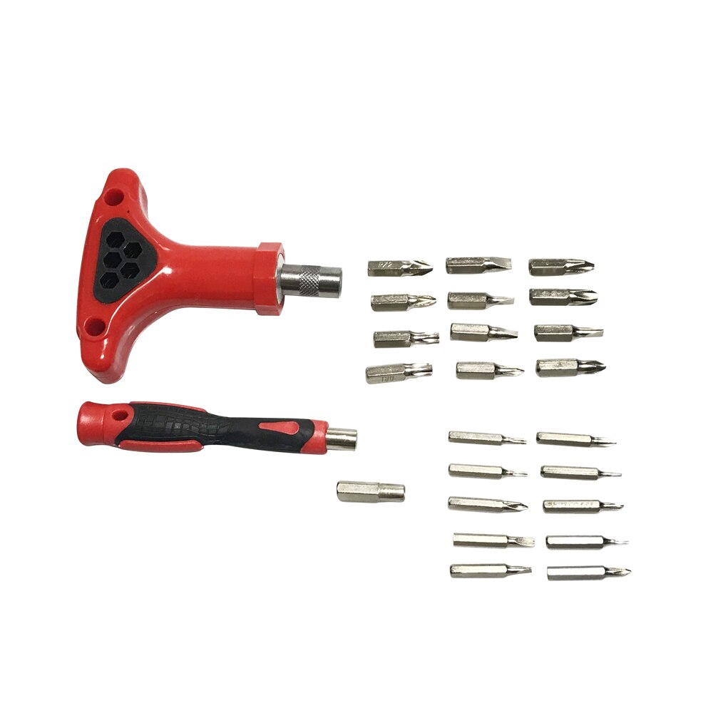 Hand Tool Set Algemene Hand Tool Kit met Plastic Tool box Storage Case Combinatie Hamer Dopsleutel Schroevendraaier