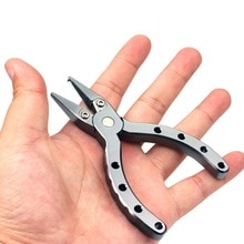 Mini Draagbare Aluminium Vissen Tang Gevlochten Cutter Split Ring Tang Haak Remover Outdoor Visgerei Tool