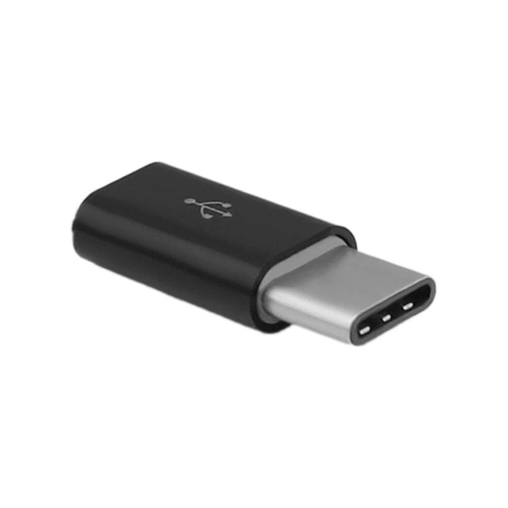Universal usb 3.1 type-c-kontakt til mikro-usb hann til hunn-omformer mini bærbar usb-c dataadapter type c-enhet android: 1