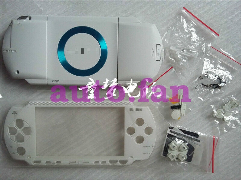 Voor PSP 1000 wit shell PSP1000 game case + teardown schroevendraaier