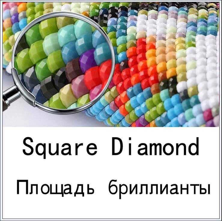 DIY square Diamond Painting scenery city Cross Stitch Kits Diamond crystal Diamond Embroidery AJAX Patterns Rhinestones: Square Diamond / 45x45cm