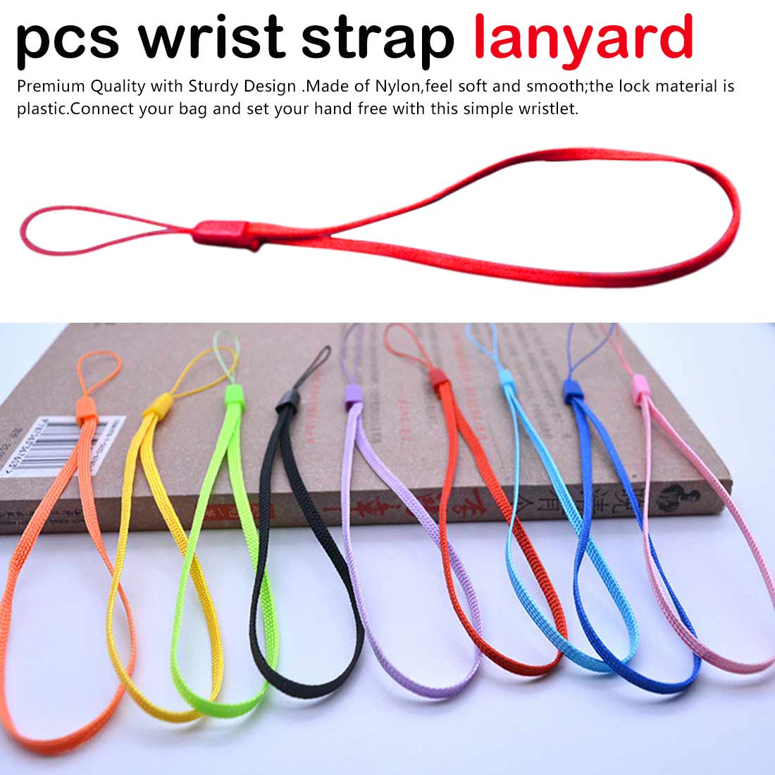 Neue 5x Schwarz Nylon Handgelenk Gurt Schlüsselband Für Kamera praktisch für IPod USB Mp3 Mp4 kamera handgelenk gurt