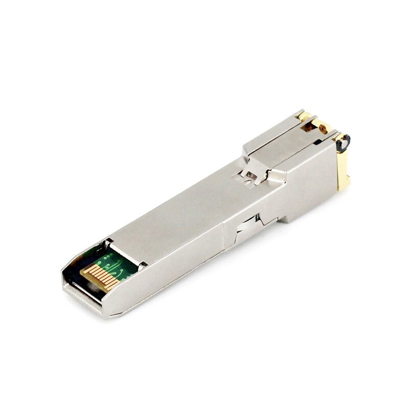 Gigabit Electrical Port Module RJ45 Compatible with Cisco Huawei H3C Photoelectric Conversion Optical Fiber Module SFP-GE-T-100m