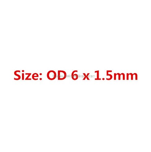 Joints d'étanchéité en caoutchouc noir | De Type "O" 100/4.5. 5/5/5.5/7/8/6/6*9/10 MM 1.5 pièces: 1a5mm X 6