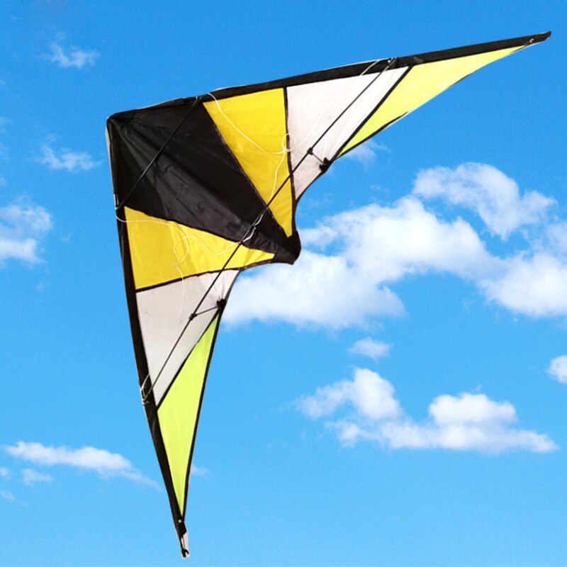 Cometa de acrobacias de doble línea de mano cometa de acrobacias de aire de operación de cuatro líneas de 1,4 m es Simple y fácil de volar, forma hermosa, cometa para principiantes.