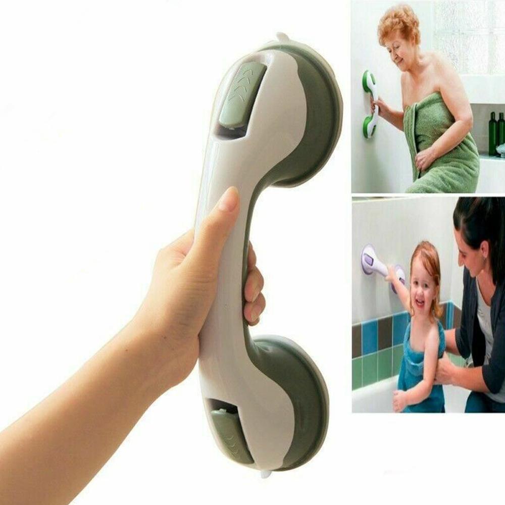 1PC Bathroom Strong Vacuum Suction Cup Handle Anti Slip Support Helping Grap Bar for elderly Safety Bath Shower Grab Bar