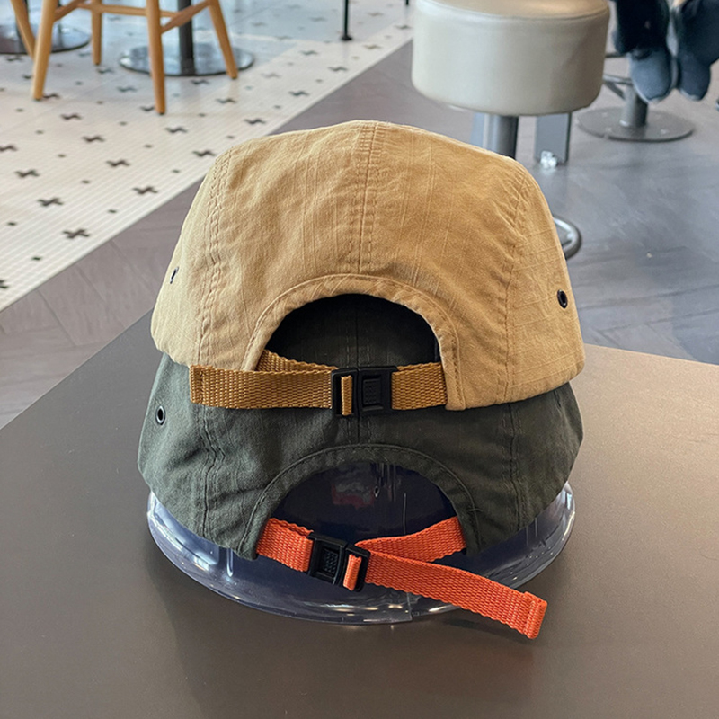 Casquette de Baseball Japonaise à Bord Court pour Homme et Femme, Visières Brodées en Coton Doux, Casquette à Visière pour Protection Solaire, Style Coréen, pour l'Extérieur