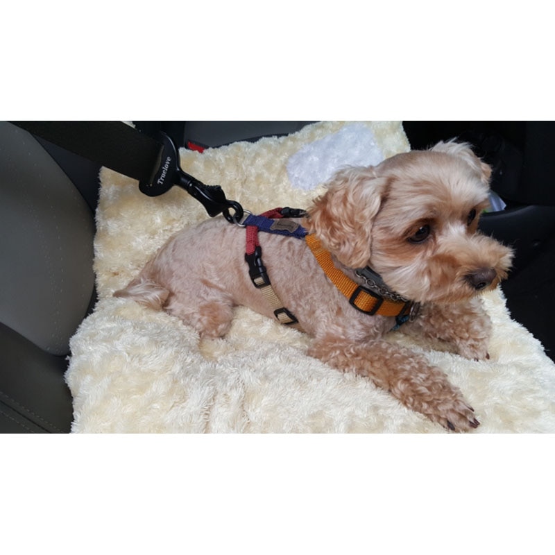 Mysudui Truelove Voertuig Auto Dog Seat Belt Lock Harnas Kraag Clip Hond Autogordel Harness Veiligheid Hond Veiligheidsgordel voor Auto