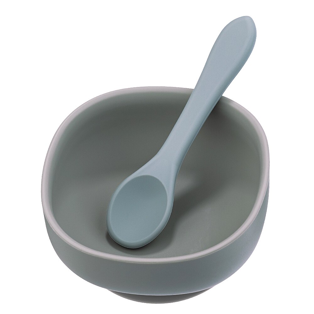 1pc baby leervoedingsboog zuigkom set babybord kinderen peuter training servies bpa-vrij siliconen kom: Bbc 041-17