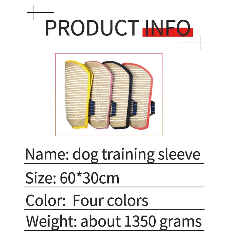 Extra Thickness Dog Training Sleeve Bite Tug Jute Bite Sleeve For Training Large Dog Work Dogs Shepherd Accessories Supplies