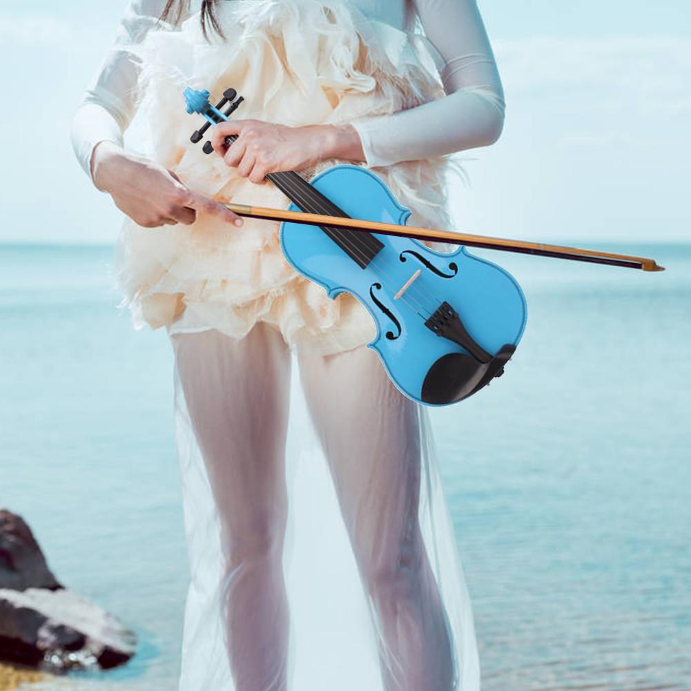 Durable Strings Instruments Kits Aluminum Alloy Wire Drawing Board Maple Code 1/8 Splint Acoustic Fiddle for Student Beginner