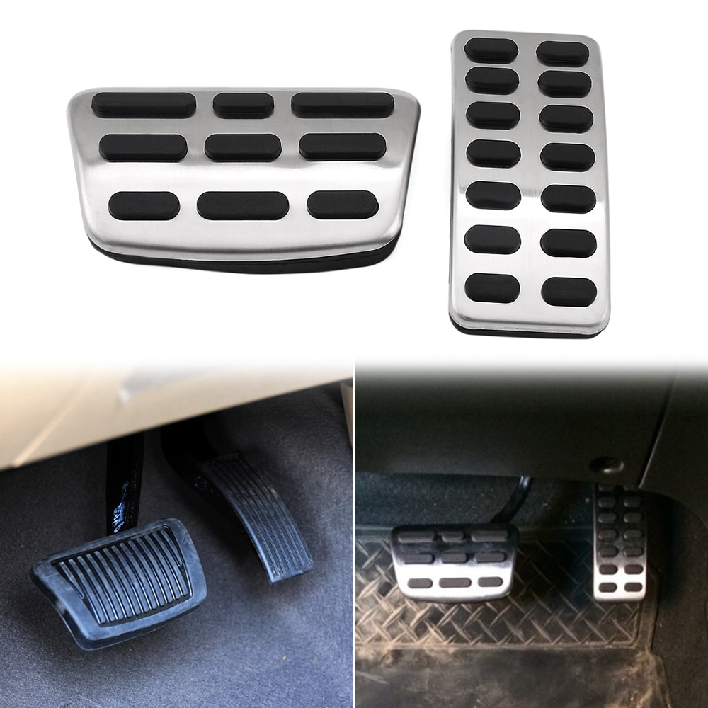 Stainless Steel Car Accelerator Gas Brake Pedal Clutch Pedals Case for Hyundai Verna Solaris Sedan Hatchback - Parts