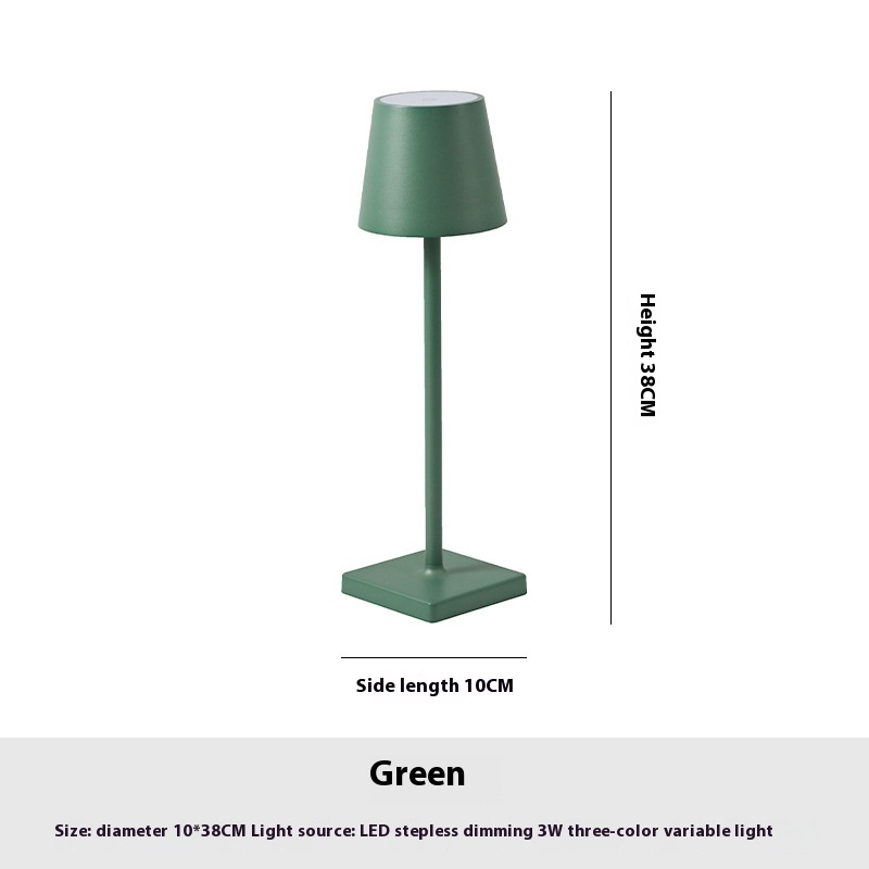 Poldina-Lampe de Table Sans Fil, Rechargeable par USB, Joli Tactile Étanche, pour Chambre à Coucher, Hôtel, Salon, Restaurant: Violet