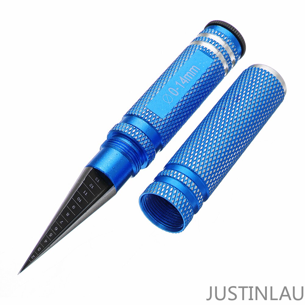 Justinlau universaali 0-14mm kalvinta leikkuri pora työkalu leikkuri reuna kalvin malli työkalu musta/sininen/ruusu