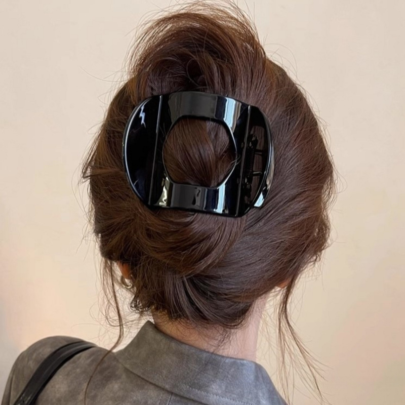 Clip de pelo coreano de ácido acético, accesorios para el cabello, Clip de cuchara para mujer, Clip de resorte, Clip de pelo de leopardo, Clip superior, tocado Simple