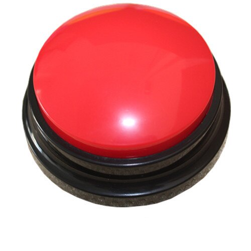 Connerie buzzer buzzer jeu ring for sex boutons de conversation Fabricant de boutons sonores pour chiens, machine à sandwichs pour enfants, bouilloire, jouet, café, événement, fête, fournitures festives, maison, jardin: Recording red