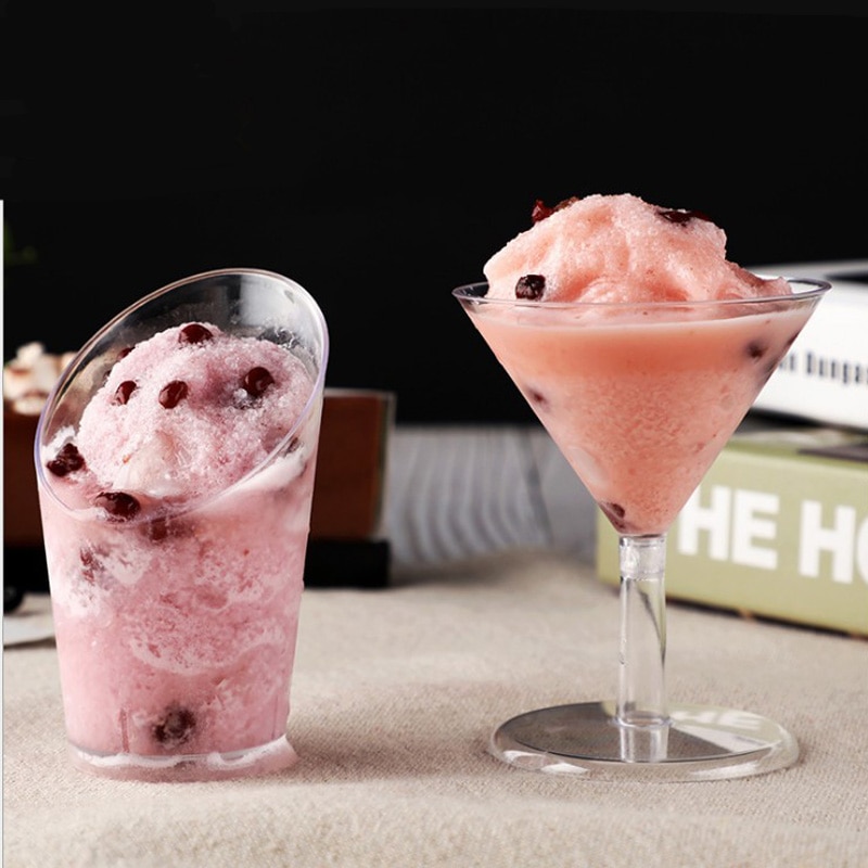 manufacturers Small capacity PS plastic Pudding Mousse Cup Wood Bran Dessert Cup Jelly Cup TIRAMISU INJECTION Cup water bottle